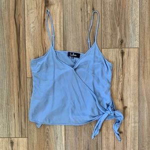 Spaghetti Strap Wrap Top